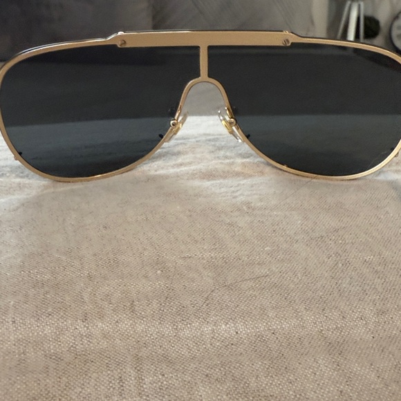Versace Black and Gold Sunglasses main image 4